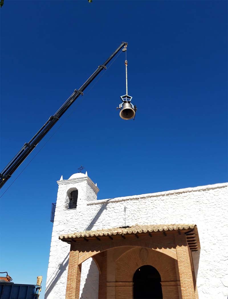 Nueva Campana Ermita Virgen de la Cabeza en Cazorla